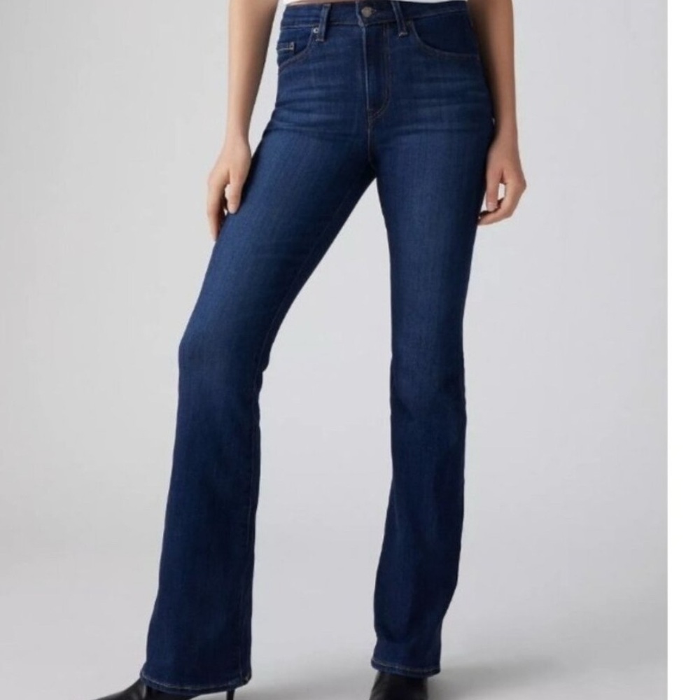 Levis Womens 726 Flare Jeans 26 - Picture 6 of 7